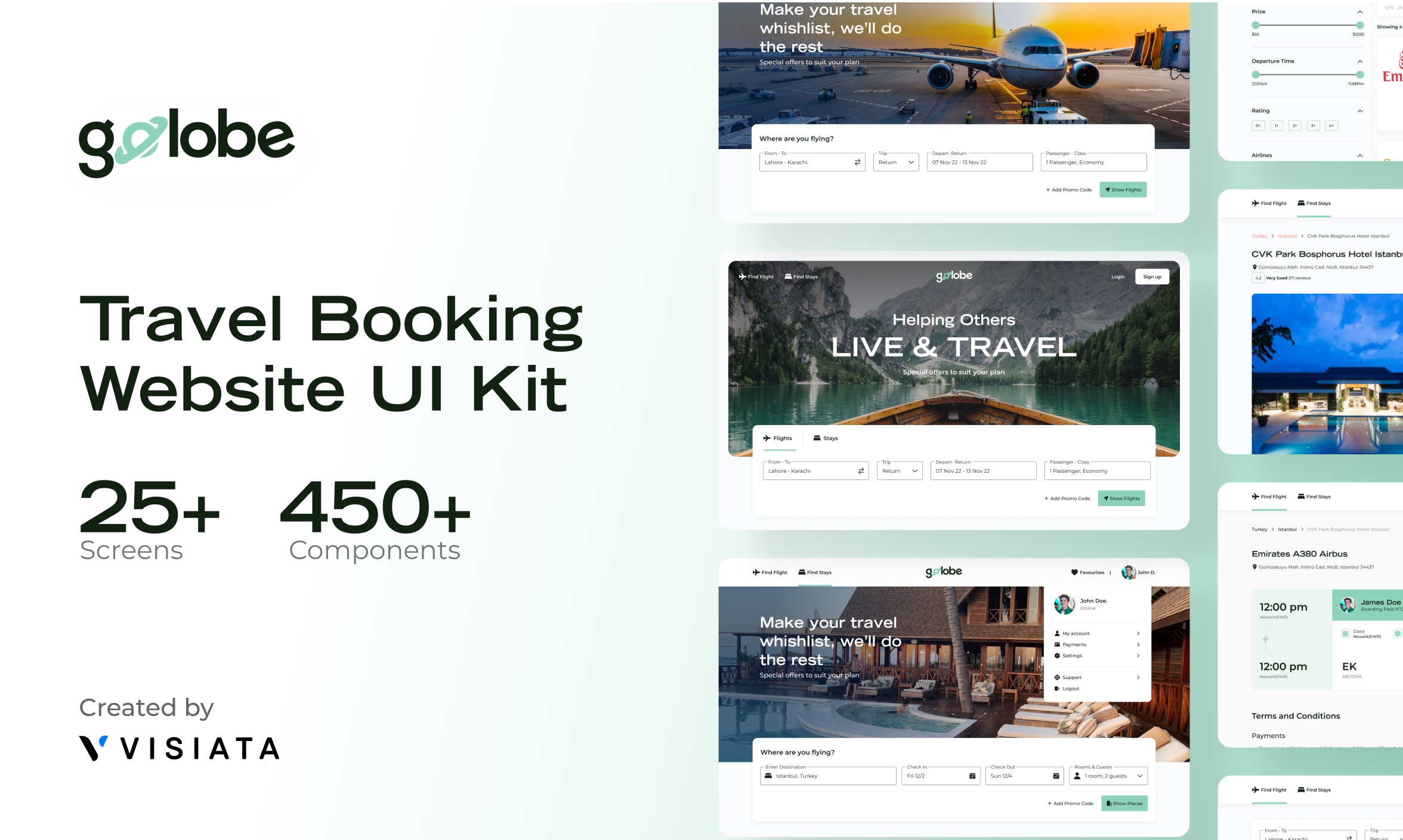 GLOBE - TRAVEL AGENCY WEBSITE
